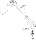Page A Diagram and Parts List for SG11  Weed Eater Trimmer